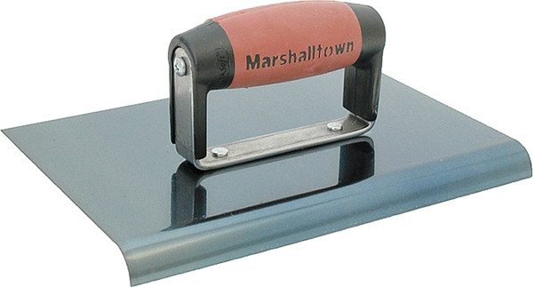 Marshalltown DuraSoft Series 163BD Hand Edger, 6 in L Blade, 6 in W Blade, HCS Blade, 1/2 in Lip, 1/2 in Lip Radius [SKU: ORG6018121]