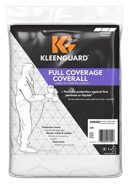 COVERALL FULL COVERAGE SM/MED [SKU: ORG9114596]