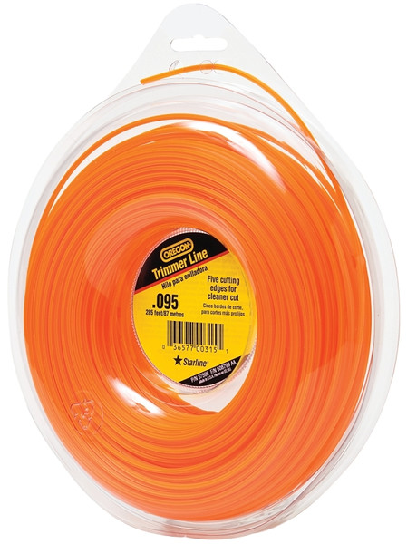 Oregon 37595 Trimmer Line, 0.095 in Dia, 285 ft L, Co-Polymer [SKU: ORG6961833]