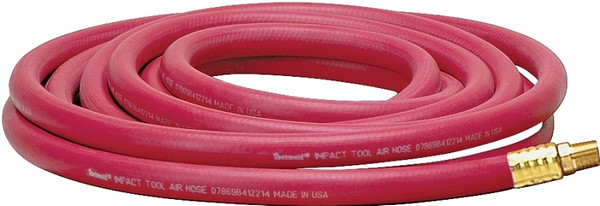 Thermoid 538-25 Air Hose, 3/8 in ID, 25 ft L, MNPT, 250 psi Pressure, EPDM Rubber, Red [SKU: ORG6312086]