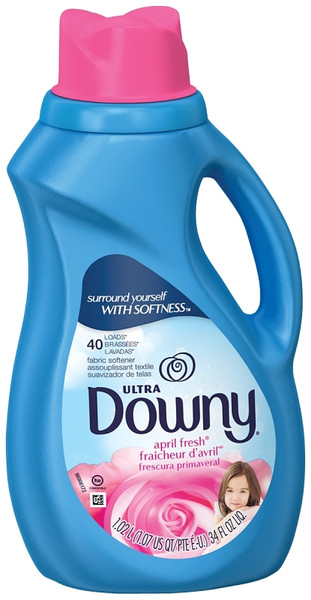 DOWNY april fresh 35751 Fabric Softener, 34 oz, Liquid, Blue [SKU: ORG6247993]
