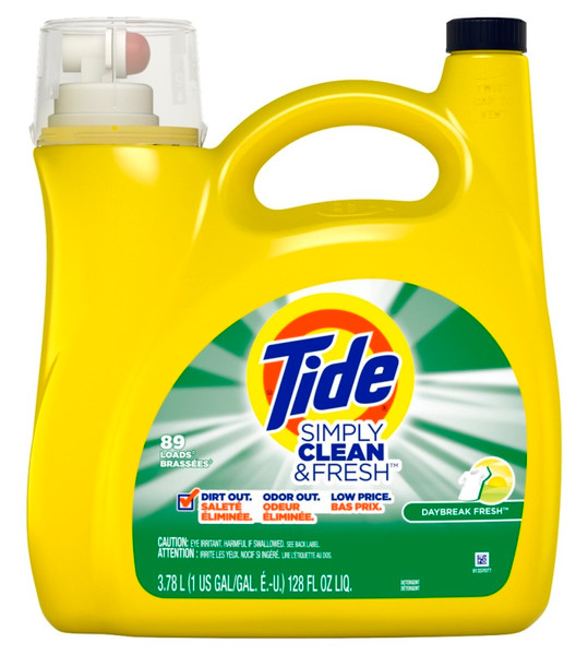Tide 04480 Laundry Detergent, 128 oz, Liquid [SKU: ORG0778175]