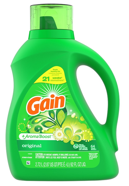 GAIN 12786 Laundry Detergent, 100 oz Bottle, Liquid [SKU: ORG8445942]