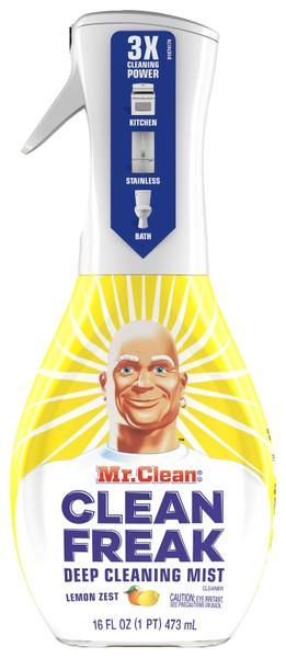 MR CLEAN COLORmaxx 79129 Clean Freak Mist, 16 oz, Liquid, Lemon Zest, Colorless [SKU: ORG1311828]