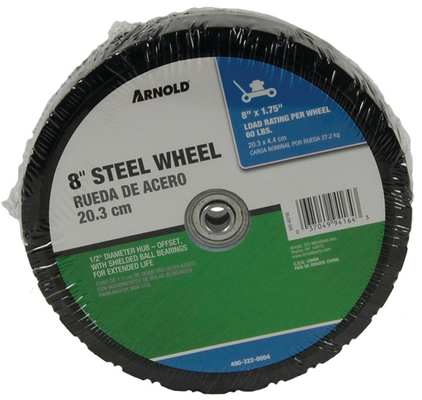 MTD 490-322-0004/875B Wheel, 8 x 1-3/4 in Tire, Diamond Tread [SKU: ORG4511911]