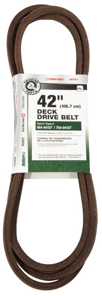 MTD 490-501-M025 Deck Drive Belt, 42 in L, 42 in Deck [SKU: ORG5443742]