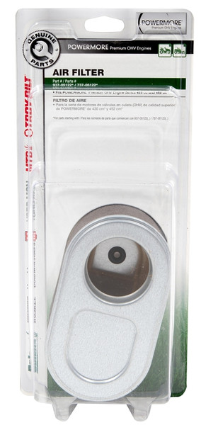 MTD GENUINE PARTS 490-200-M068 Air Filter, For: 420 to 452 cc Engine [SKU: ORG3707478]
