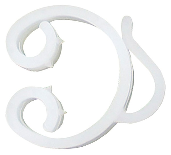 Adams 3210-99-1640 Deck Clip, Polypropylene, White [SKU: ORG0662346]