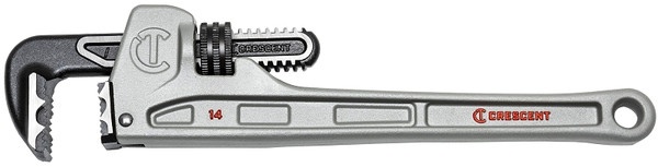 Crescent CAPW14 Pipe Wrench, 0 to 2-3/8 in Jaw, 14 in L, Aluminum, Powder-Coated [SKU: ORG7410962]