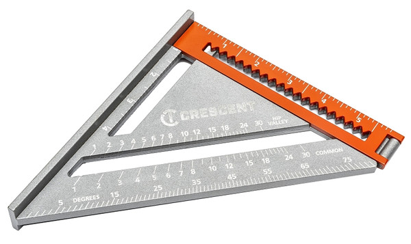 Crescent Lufkin EX6 Series LSSP6-7 2-in-1 Extendable Layout Tool, 1/8 in Graduation, Aluminum, 6-1/2 in L, 7-1/4 in W [SKU: ORG7399561]