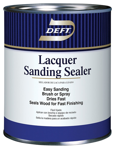 DEFT 015-04 Sanding Sealer, Clear, Liquid, 1 qt, Can [SKU: ORG6643035]