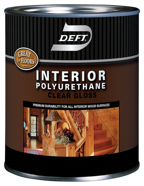 DEFT 221-04 Polyurethane, Gloss, Liquid, Amber, 1 qt, Can [SKU: ORG0907691]
