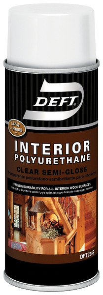 DEFT 224-13 Polyurethane, Semi-Gloss, Liquid, Amber, 11 oz, Aerosol Can [SKU: ORG2670891]