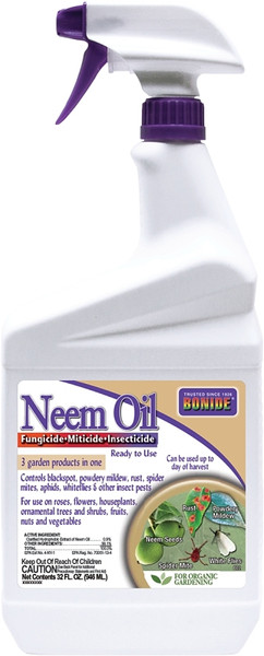 Bonide 022 Neem Oil, Liquid, Spray Application, 1 qt [SKU: ORG0052985]