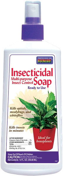 Bonide 112 Insecticidal Soap, Liquid, Spray Application, 8 to 12 oz [SKU: ORG7132137]