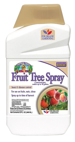 Bonide 203 Fruit Tree Spray, Liquid, Spray Application, 1 qt Bottle [SKU: ORG6845341]