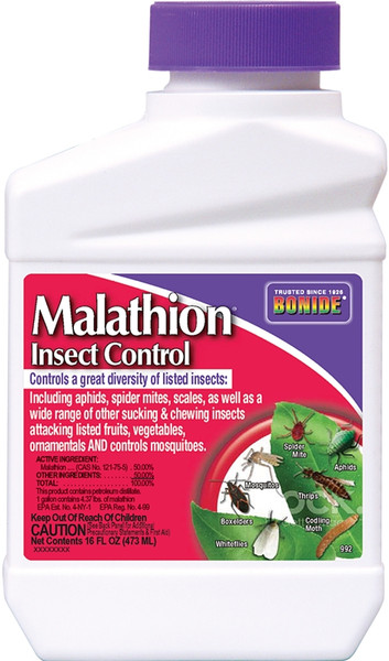 Bonide Malathion 992 Insect Control, Liquid, Spray Application, 1 pt Bottle [SKU: ORG9155524]
