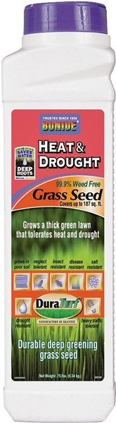 Bonide 60250 Heat and Drought Grass Seed, 0.75 lb Bag [SKU: ORG8523334]