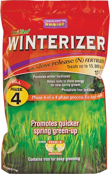 DuraTurf 60444 Winterizer, 48 lb, Granular, 12-0-15 N-P-K Ratio [SKU: ORG0539908]