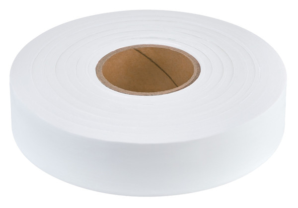 Empire 77-066 Flagging Tape, 600 ft L, 1 in W, White, Plastic [SKU: ORG9649260]