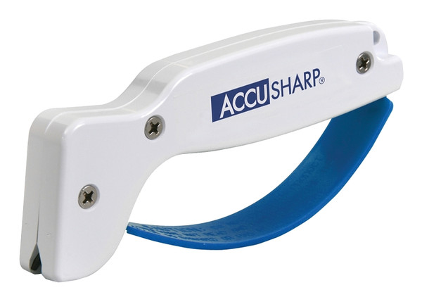 ACCUSHARP 001C Knife Sharpener, Diamond-Honed Tungsten Carbide Abrasive, Plastic Handle [SKU: ORG6290886]
