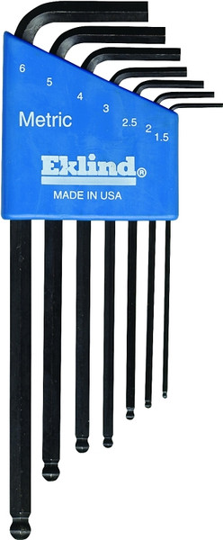 Eklind 13607 Hex Key Set, 7-Piece, Steel, Black [SKU: ORG6710420]