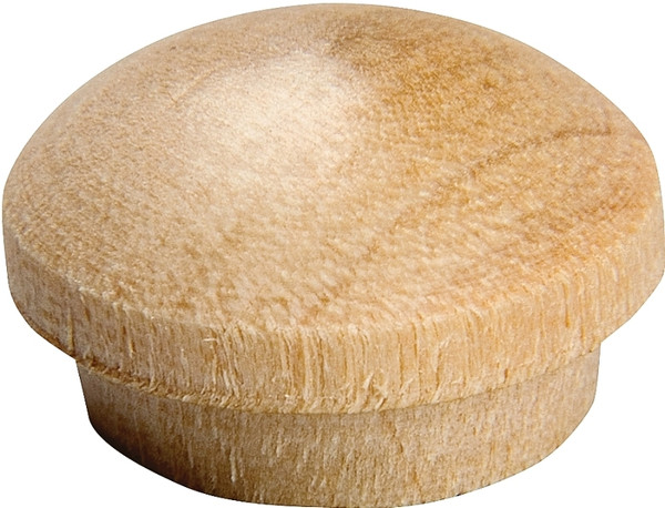 Waddell 8400.31 OAK CS Screw Hole Button, Oak Wood [SKU: ORG3265451]