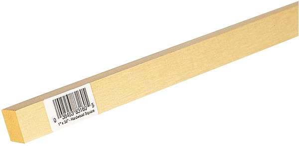 Waddell 8316UB Dowel Rod, 1 in Dia, 36 in L, Hardwood [SKU: ORG6189609]