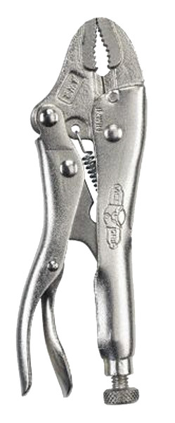 IRWIN Original Series 1002L3 Locking Plier, 4 in OAL, 15/16 in Jaw Opening, Plain-Grip Handle, 1/4 in W Jaw [SKU: ORG6906663]