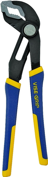 IRWIN 4935351 Groove Lock Plier, 6 in OAL, 1-1/8 in Jaw Opening, Blue/Yellow Handle, Cushion-Grip Handle, 1-1/4 in L Jaw [SKU: ORG0053181]