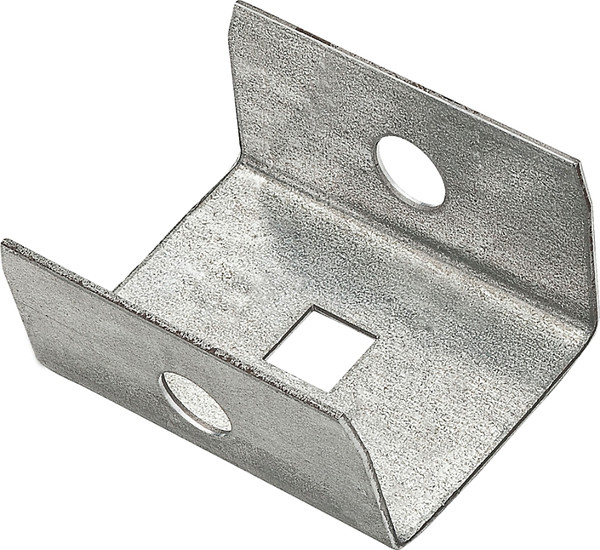 National Hardware N104-307 Box Rail End Cap, Steel, Galvanized [SKU: ORG6959233]