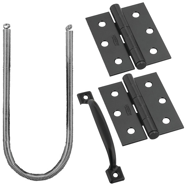 National Hardware V90 Series N107-409 Set, Steel, Black [SKU: ORG7182546]