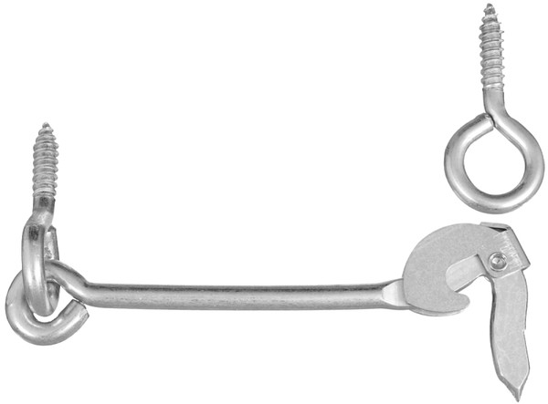 National Hardware V2124 Series N122-671 Safety Gate Hook, Steel, Zinc [SKU: ORG7174352]