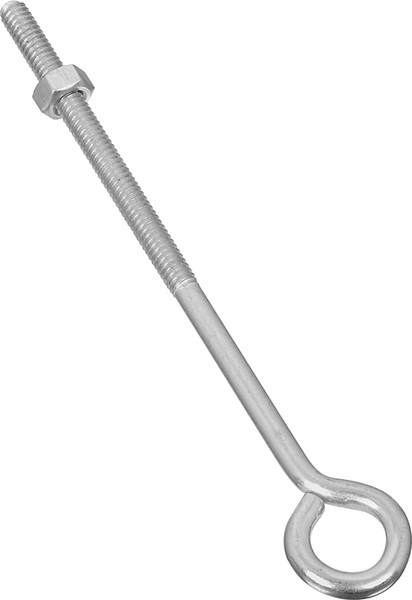 National Hardware N221-143 Eye Bolt, 1/4-20 Thread, 3 in L Thread, 0.56 in ID Dia Eye, 5.02 in L Shank, Steel, Zinc [SKU: ORG6789978]