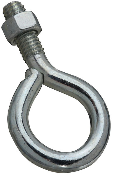 National Hardware N221-259 Eye Bolt, 3/8-16 Thread, 1 in L Thread, 1 in ID Dia Eye, 1.35 in L Shank, 160 lb Working Load [SKU: ORG8528010]