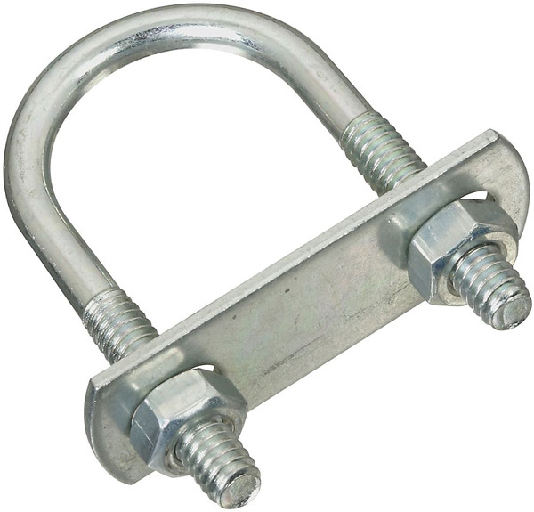 National Hardware N222-083 U-Bolt, 1/4-20 Thread, 1 in L Thread, Steel, Zinc [SKU: ORG6043319]