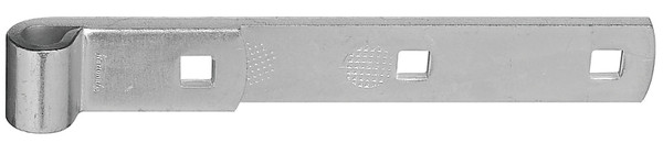 National Hardware N131-102 Strap Hinge, 0.19 in Thick Leaf, Steel, Zinc, 100 lb [SKU: ORG3129061]