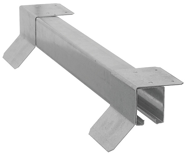 National Hardware N142-117 Box Rail, Steel, Galvanized, 10 ft L [SKU: ORG6466361]