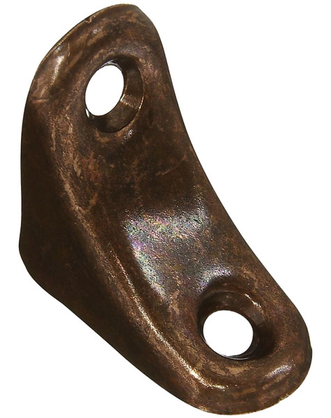 National Hardware V120 Series N176-347 Chair Brace, 1 in L, 3/4 in W, Steel, Antique Bronze [SKU: ORG7158587]