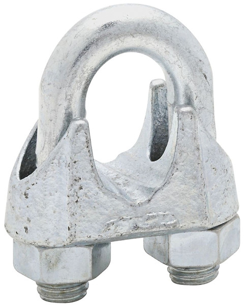National Hardware 3230BC Series N248-344 Wire Cable Clamp, 3/4 in Dia Cable, 1 in L, Malleable Iron, Zinc [SKU: ORG7158736]