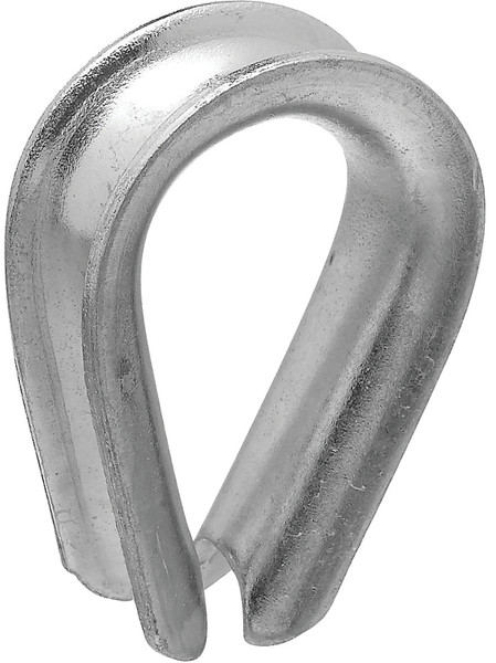 National Hardware 3232BC Series N177-923 Rope Thimble, Steel, Zinc [SKU: ORG7181555]