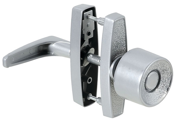 National Hardware V1307 Series N178-814 Knob Latch, Zinc, 5/8 to 1-3/8 in Thick Door [SKU: ORG7181936]