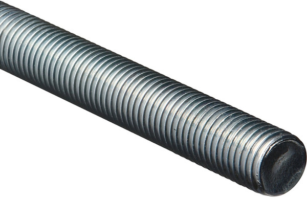 Stanley Hardware 179663 Threaded Rod, 1-8 Thread, 72 in L, A Grade, Steel, Zinc, UNC Thread [SKU: ORG3785359]