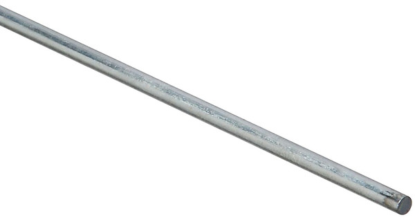 Stanley Hardware 4005BC Series N179-754 Round Smooth Rod, 3/16 in Dia, 36 in L, Steel, Zinc [SKU: ORG5961800]
