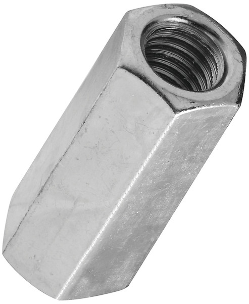 Stanley Hardware 4003 Series N182-691 Coupling Nut, UNC Thread, 7/16-14 Thread, Steel, Zinc [SKU: ORG6541486]