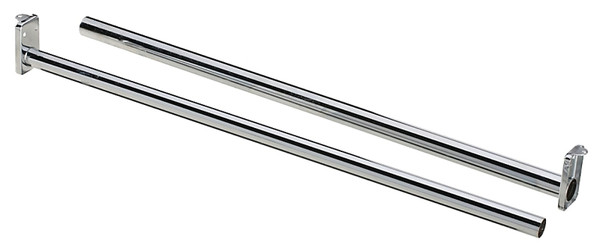 National Hardware DPV209 N338319 Closet Rod, 30 to 48 in L, Steel, Bright [SKU: ORG7179047]