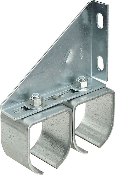 National Hardware N193-904 Round Rail, Steel, Galvanized, 2 in W, 7-3/32 in H, 5-13/16 in L [SKU: ORG0128512]