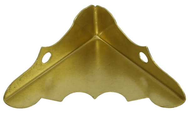 National Hardware V1851 Series N213-454 Corner Brace, 1-1/4 in L, Solid Brass [SKU: ORG7162340]