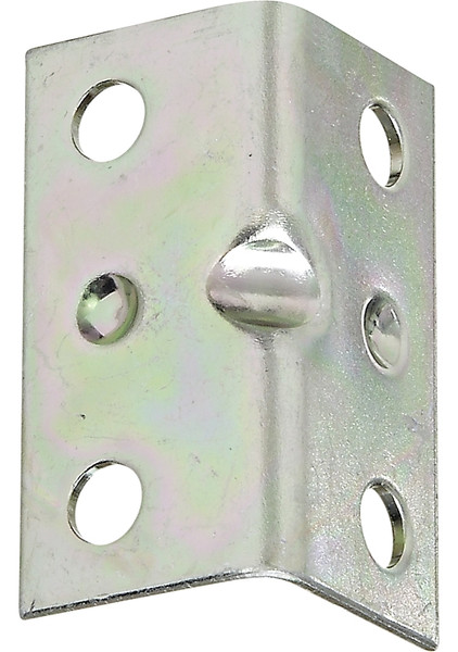 National Hardware N266-262 Corner Brace, 1-1/2 in L, 3/4 in W, Steel, Zinc, 0.04 in Thick Material [SKU: ORG5307970]