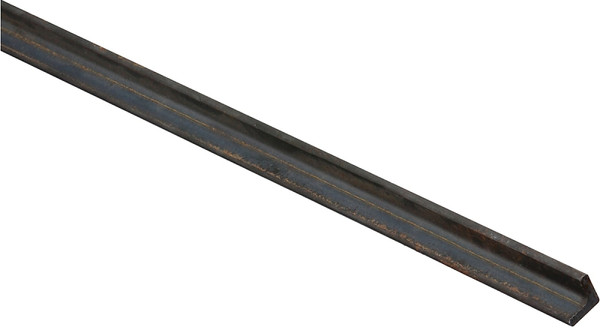 Stanley Hardware 4060BC Series N215-400 Angle Stock, 1/2 in L Leg, 72 in L, 1/8 in Thick, Steel, Mill [SKU: ORG4698296]